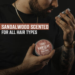 Viking Revolution applying clay on hand demonstrating smooth spread benefit