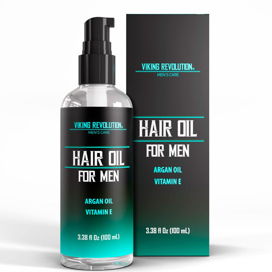Viking Revolution front bottle showing label and travel-friendly size for easy grooming