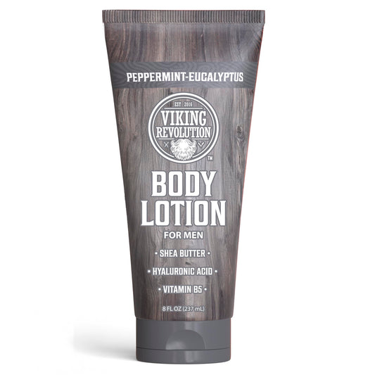 Viking Revolution front packaging showing 8oz bottle and label, clear product information benefit
