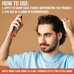 Viking Revolution in-use styling on man adding texture and control for everyday grooming benefit