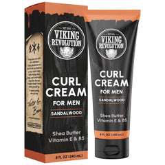 Viking Revolution ingredient label close-up highlighting vitamin E and shea butter benefits