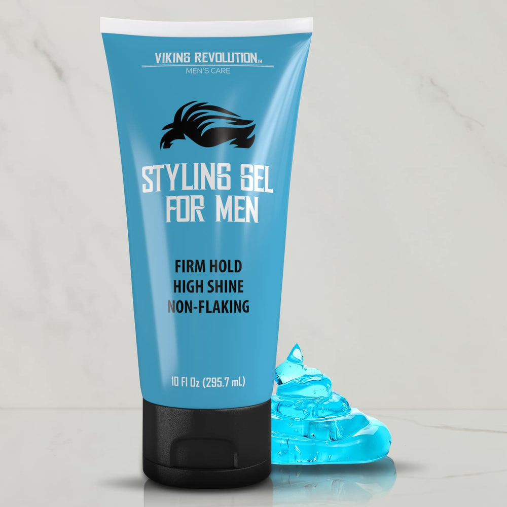 Viking Revolution ingredients label emphasizing non-flaking formula benefits