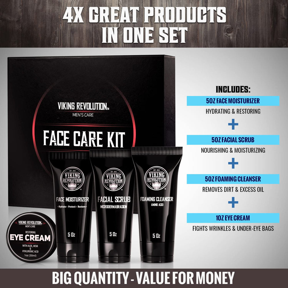 Viking Revolution microdermabrasion scrub swirled to show exfoliating texture