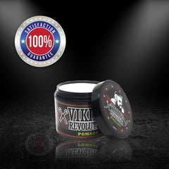 Viking Revolution styled short haircut, natural matte finish benefit