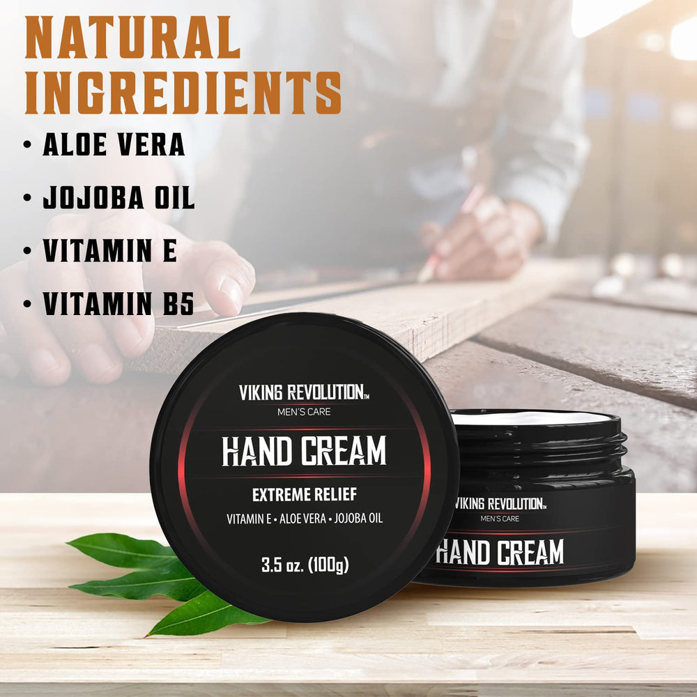 Viking Revolution cream texture close-up demonstrating quick absorption benefit