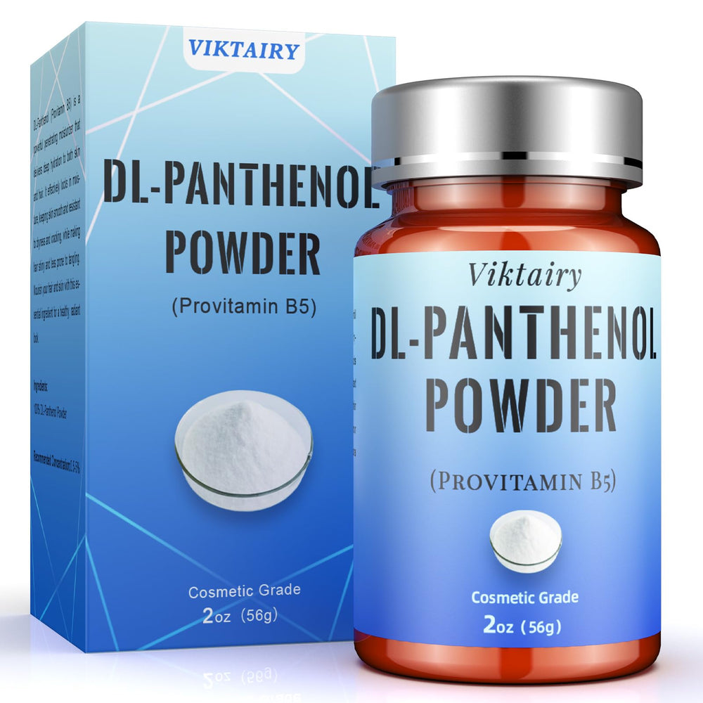 Viktairy front packaging showing pure DL‑Panthenol powder and weight benefit