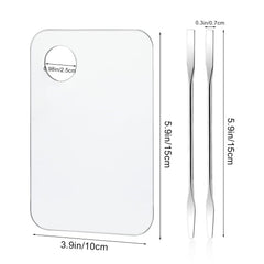 Vin Beauty acrylic surface closeup highlights smooth texture for clean mixing