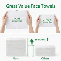 Vinda clean towel in hand removing makeup for hygienic skincare benefit