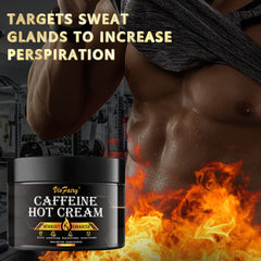 VIOFAIRY applied before workout on thigh demonstrating warm-up and performance boost benefit