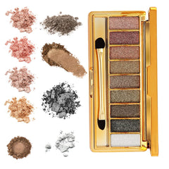 Virtegasas packaged palette inside travel bag illustrating convenience for travel