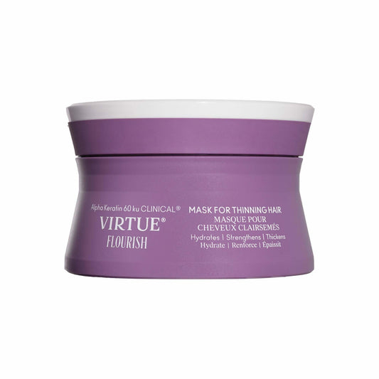 VIRTUE jar front view showing product packaging and salon-ready presentation