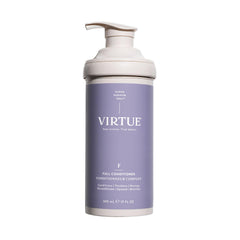 VIRTUE front bottle showing full volumizing conditioner benefits