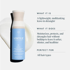 VIRTUE fine mist spray dispersing for even, lightweight coverage