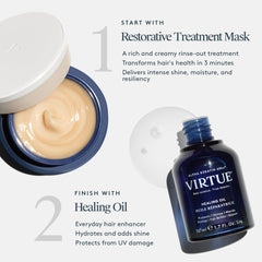VIRTUE product in hands demonstrating smooth application and improved manageability