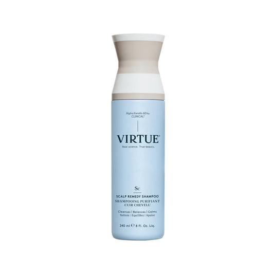 VIRTUE front bottle view showing clean design and product benefit
