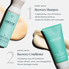 VIRTUE lather on scalp demonstrating gentle cleansing benefit