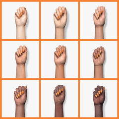 Vishine swatch on short nails showing glossy finish and long-lasting color