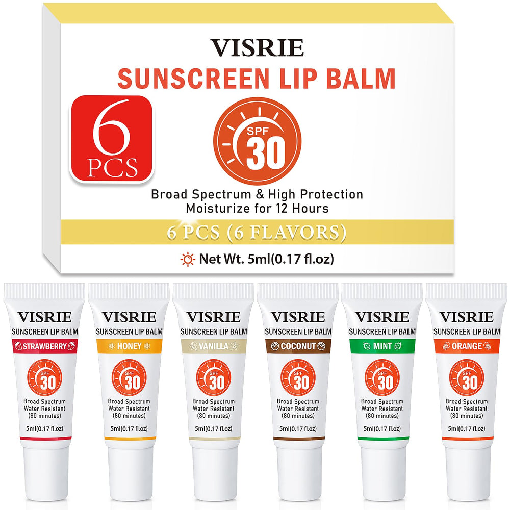 VISRIE front packaging showing six tubes, convenient protection