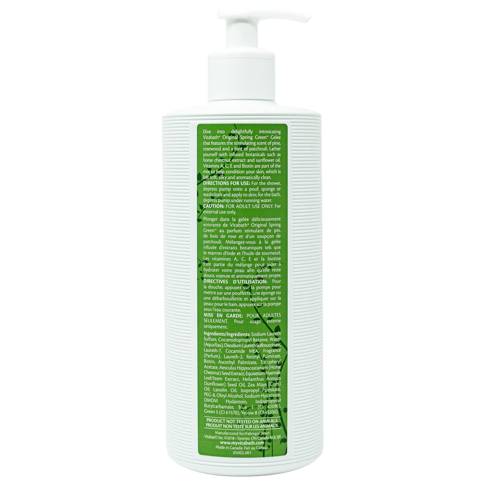 Vitabath on bathroom shelf styled for spa-like daily routine