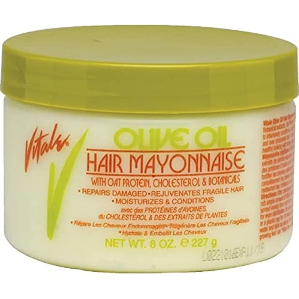 VITALE jar front view showing product and volume, promotes moisturized hair