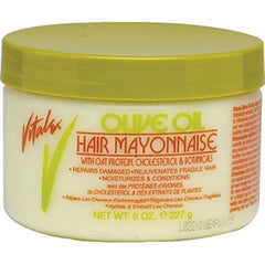 VITALE jar front view showing product and volume, promotes moisturized hair