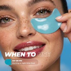 Vitamasques hydrogel close-up texture highlighting cooling moisture delivery
