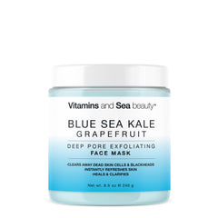VITAMINS AND SEA BEAUTY jar front view showing label and clean packaging benefit