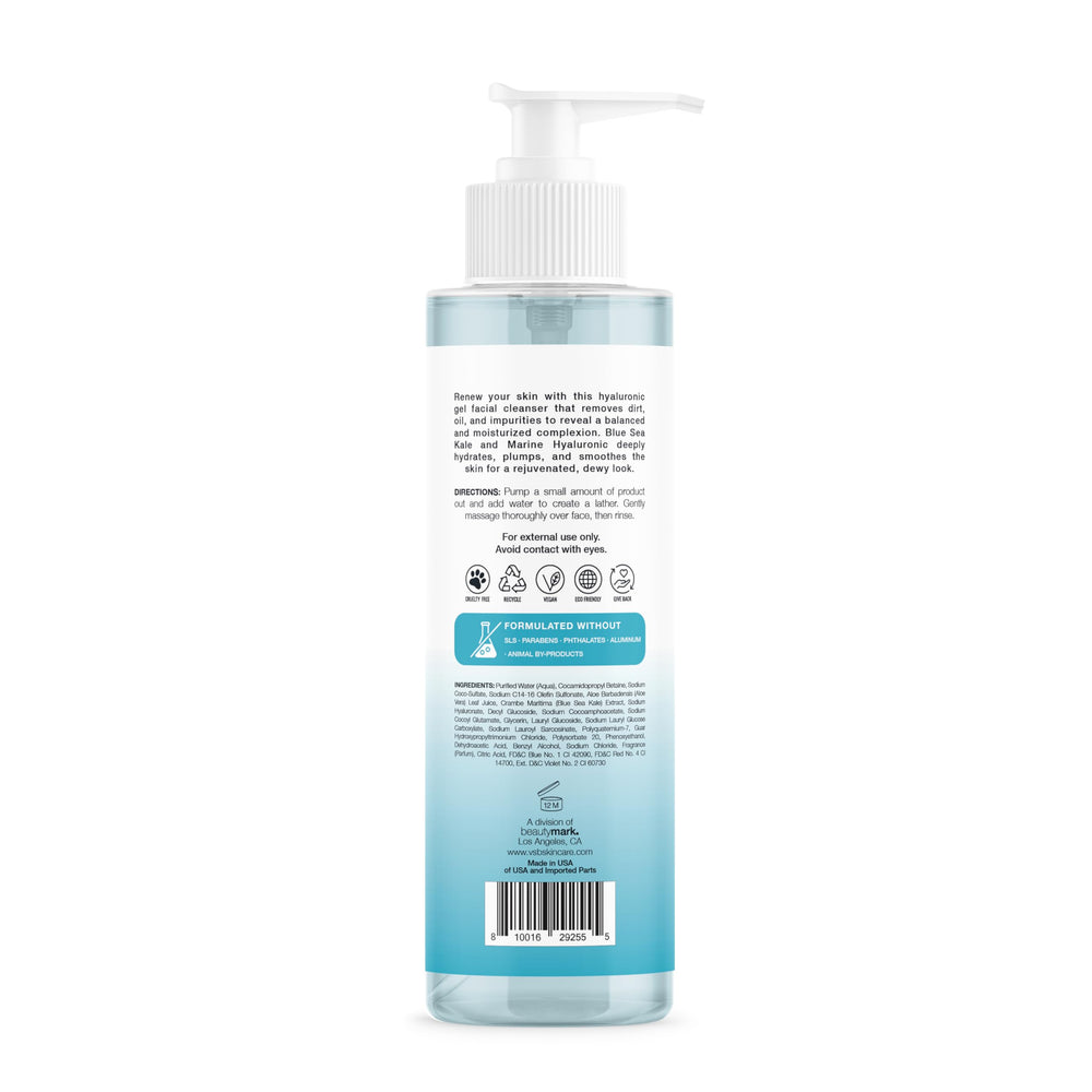VITAMINS AND SEA BEAUTY 8 fl oz size comparison for travel and shelf storage
