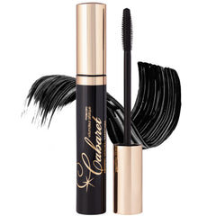 Vivienne Sabó front packaging showing compact mascara tube and black finish benefit