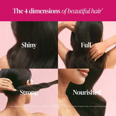 Viviscal ingredient label highlighting keratin complex and nutrient blend