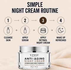 Vivo Per Lei layered over serum demonstrating compatibility with serums