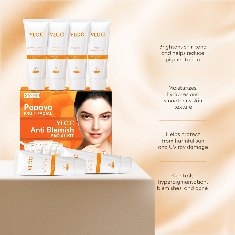 VLCC kit arranged in bathroom setting showing at-home spa convenience