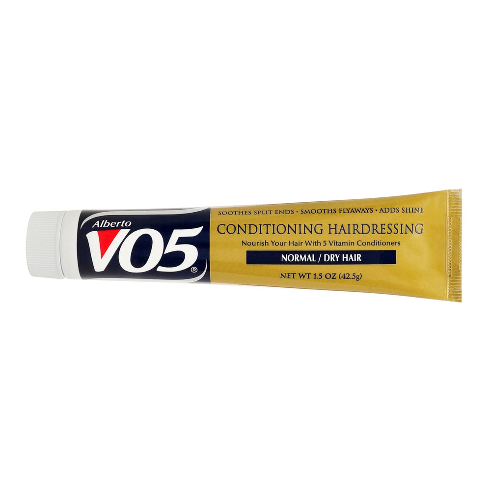 VO5 front packaging showing bottle and label, delivers portable smoothing benefit