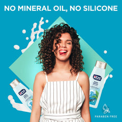 VO5 Ocean Refresh in hand to show 12.5 fl oz scale and travel convenience benefit