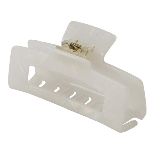 VOCOSTE front view clip showing tortoise and ivory finish for stylish hold