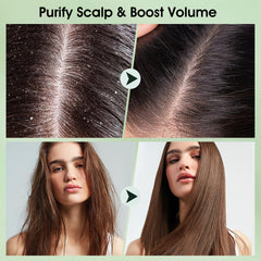 VOERUY in-hand application with scrub on fingertips, demonstrates easy use