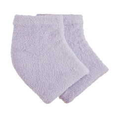 VOESH moisturizing heel socks front packaging showing product and purple color for pampering