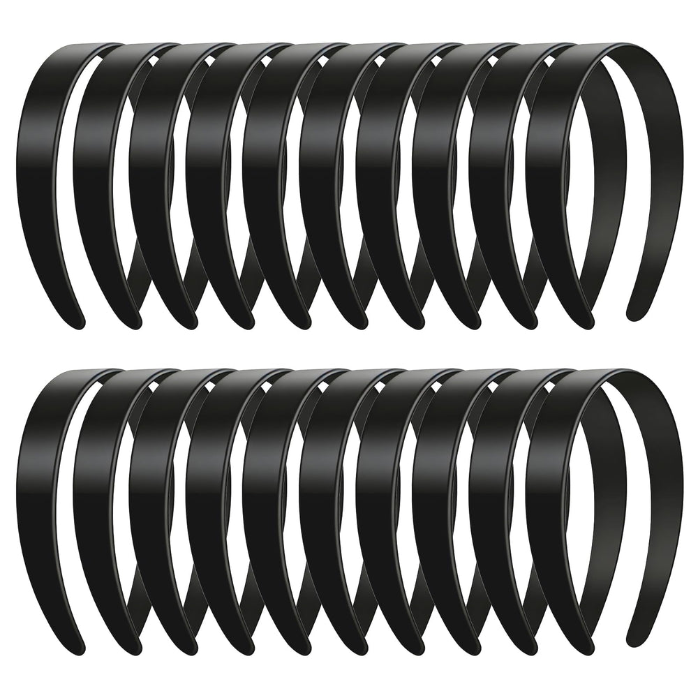 VOKOY headbands front packaging showing 24 count and black bands for versatile crafting