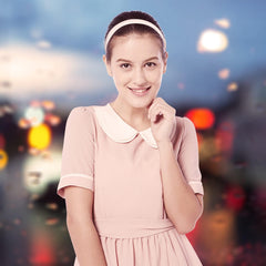 VOKOY woman wearing headband illustrating comfortable everyday use