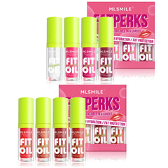 VolksRose front packaging showing eight lip oil tubes and benefits