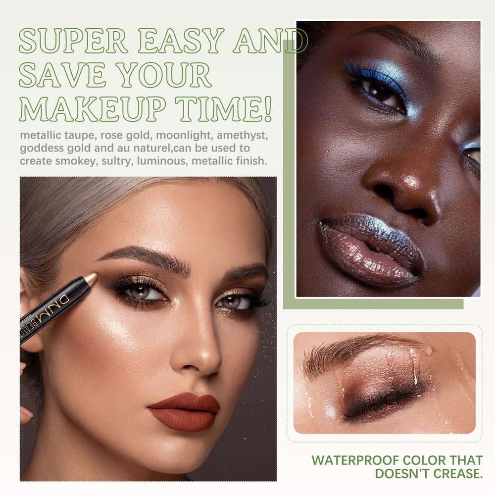 VolksRose lifestyle evening makeup look showcasing vibrant, long-wear sparkle