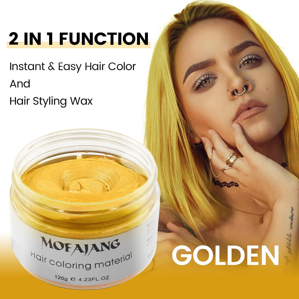 VOLLUCK open jar texture close-up highlighting creamy metallic wax for easy blending