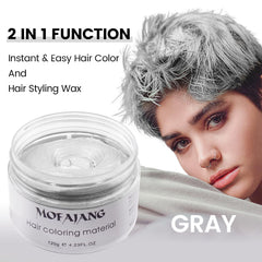 VOLLUCK wax texture close-up revealing matte clay consistency for natural styling control