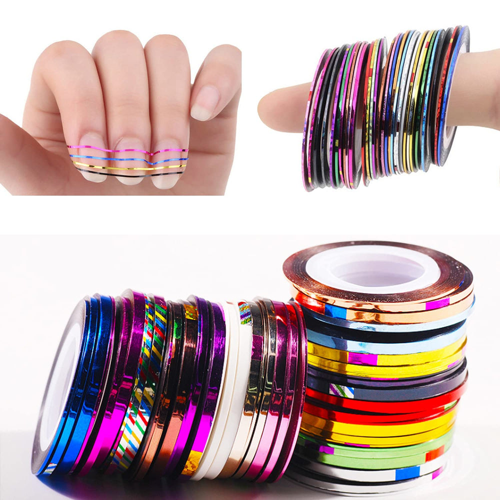 Vonrui close-up of metallic tape texture highlighting reflective chrome finish