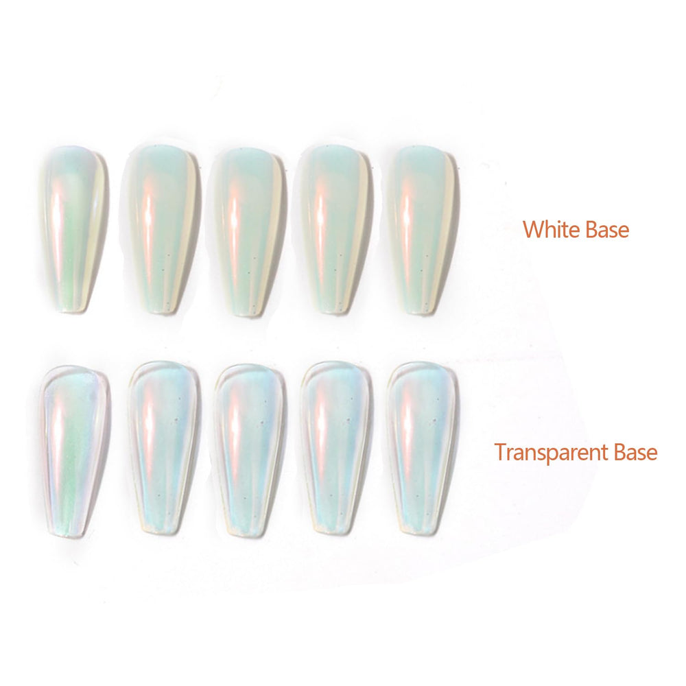 Vonrui styled manicure on hand showcasing multidimensional chrome effect benefit
