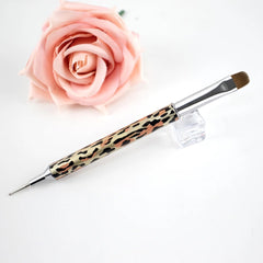 VONYA French tip brush painting a crisp smile line for clean tips