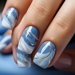 vopintpy front packaging showing blue-white ombré set and benefit quick salon look