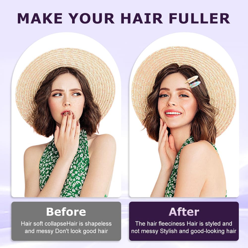 Vornetil fluffy bangs result showing fuller bangs and natural look