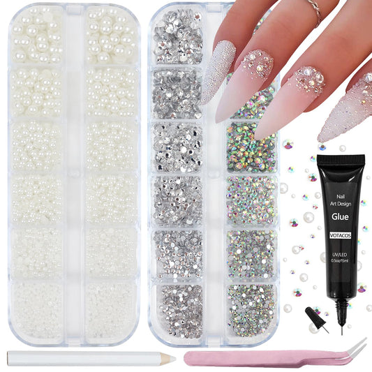 VOTACOS front packaging showing complete nail kit and tools for salon results
