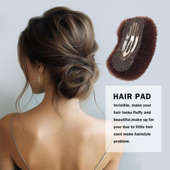 Vouchmind insert hidden in bun creating natural-looking volume and polish